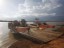 GEOBIAMA- Ferry boat crossing over the Madeira River, Transmazon Highway, southern Amazonia.