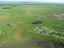 GEOBIAMA- Aerial view of a wetland in process of abandonment and filling-up with sediment in the Viru megafan, Roraima. Photographer: Antonio Iaccovazo